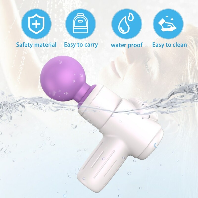 Мінімасажер Every Night Toys Candice у вигляді пістолета, біло-фіолетовий, 10.5 х 7.8 см - Зображення 3