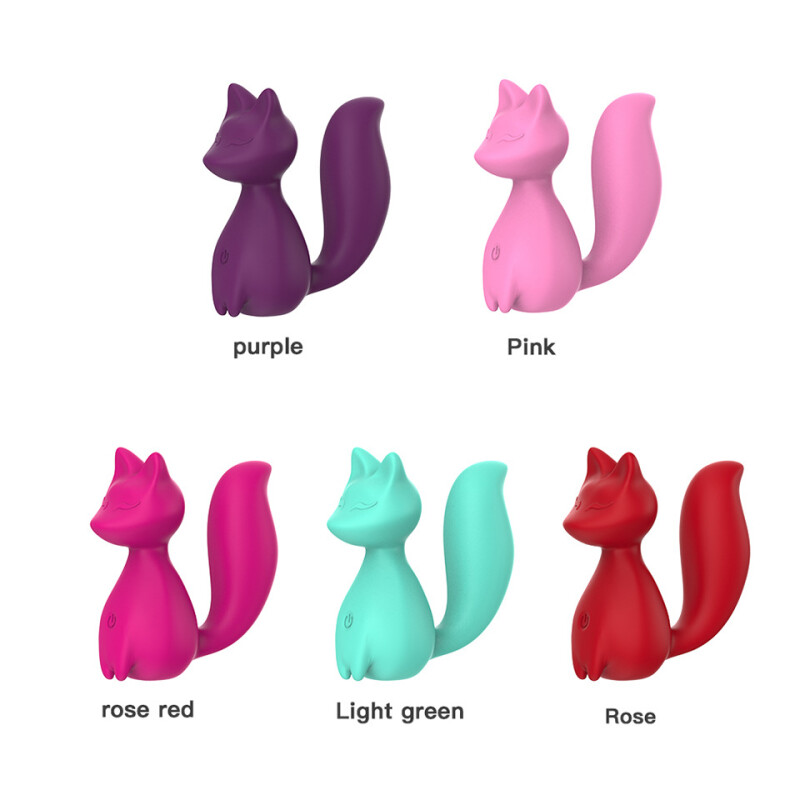 Мінівібратор для клітора Every Night Toys Doris у формі лисички, світло-рожевий, 8 х 3.5 см - Зображення 7