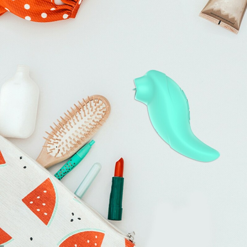 Вібратор для клітора Every Night Toys Jen із стимулюючим язичком, зелений, 11 х 5.1 см - Зображення 7