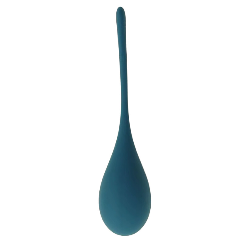 Тренажер Кегеля Sweet Em Kegel Ball з хвостиком, синій, 70 г, 14 х 3.3 см - Зображення 4