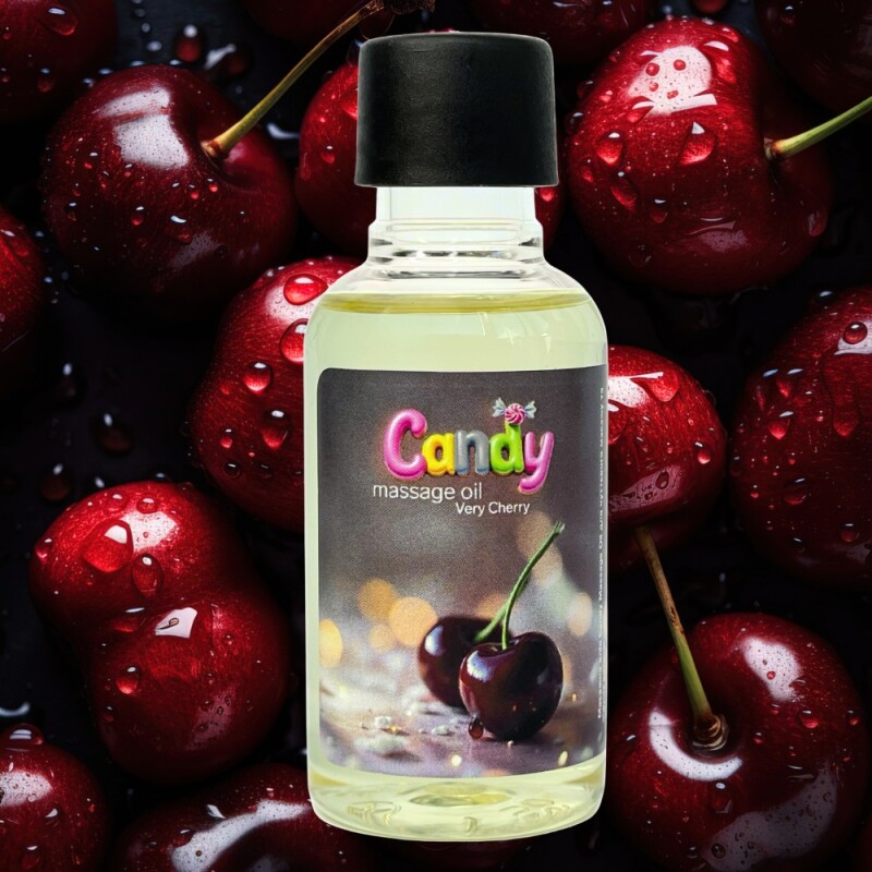 Масажна олійка Candy Massage Oil з ароматом вишні, 50 мл - Зображення 1