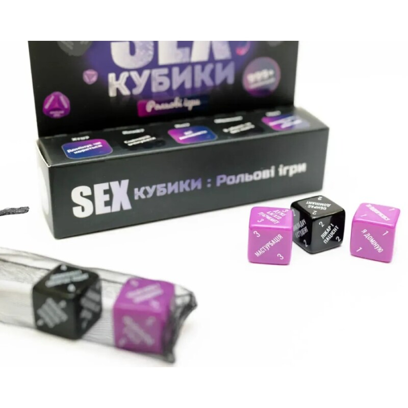 Настільна гра FUN & PLAY SEX Кубики Рольові Ігри, 5 шт - Зображення 3