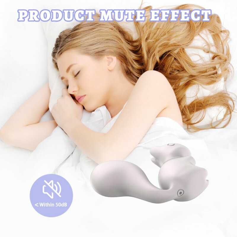 Мінівібратор для клітора Every Night Toys Debbie у формі білочки, білий, 7.2 х 3 см - Зображення 3