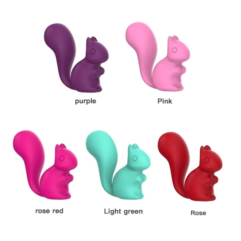 Мінівібратор для клітора Every Night Toys Debbie у формі білочки, рожевий, 7.2 х 3 см - Зображення 5