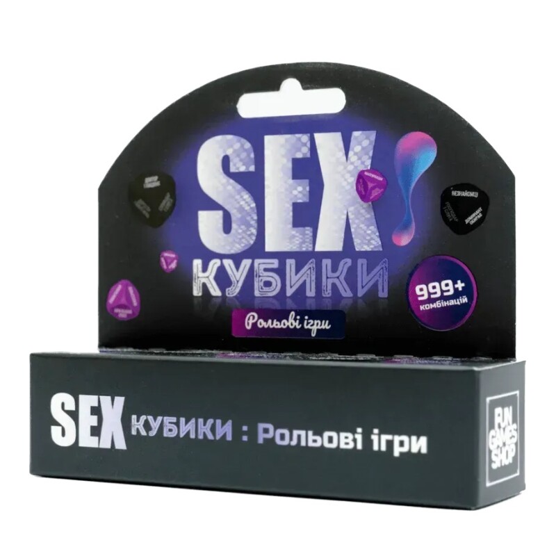 Настільна гра FUN &amp; PLAY SEX Кубики Рольові Ігри, 5 шт