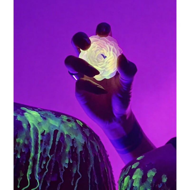 Свічка півонія люмінісцентна GlowKink 65 г, низькотемпературна, L, для БДСМ, різнокольорова - Зображення 6