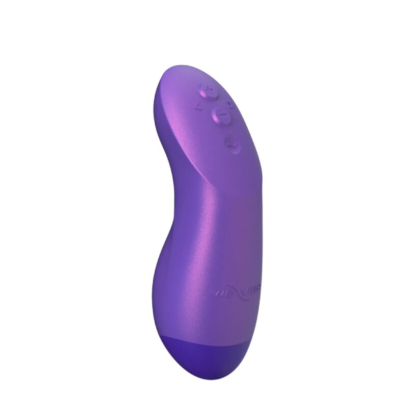 Вібратор для пар We-Vibe Chorus Pro з пультом і додатком, фіолетовий, 8 см - Зображення 3
