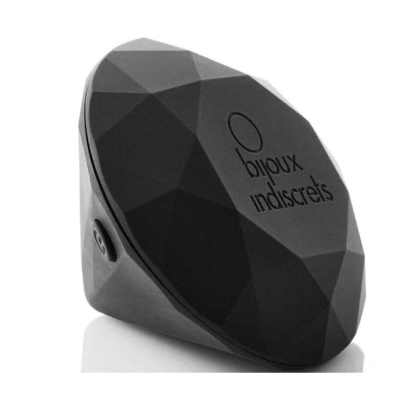 Вібратор для клітора Bijoux Indiscrets Diamond у вигляді діаманта, чорний, 6.5 см - Зображення 2