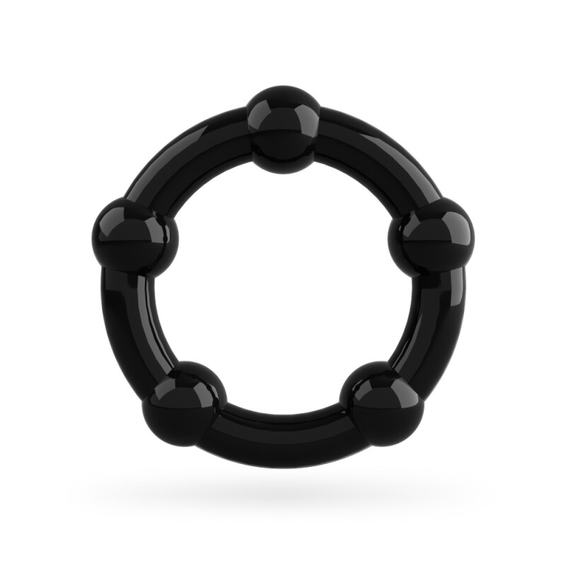 Набір ерекційних кілець Crushious Triple Bead чорний, 3 шт - Зображення 2