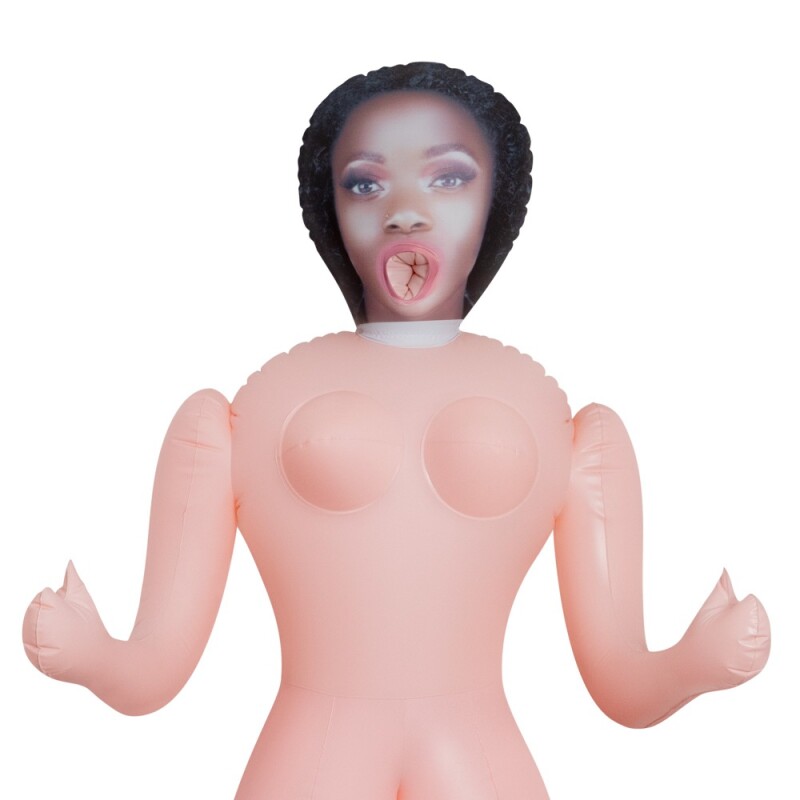 Секс-лялька Crushious Alicia з 3 отворами, бежева, 155 см - Зображення 4