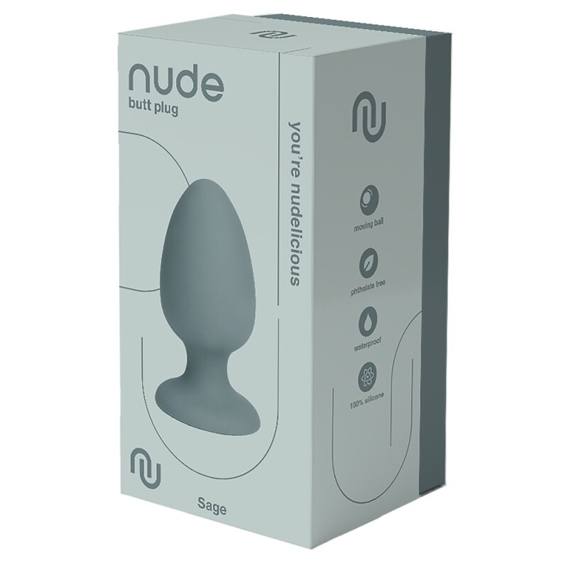 Анальна пробка Dream Toys Sage сіра, 8 х 4 см