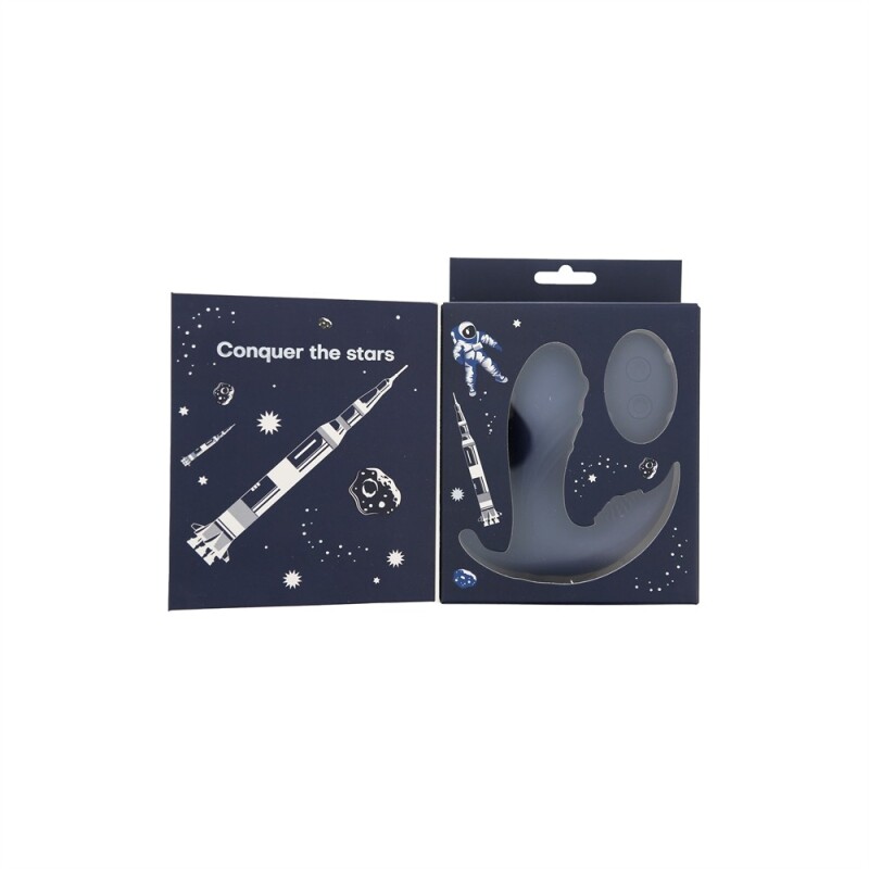 Вібромасажер простати Dream Toys Atomic з пультом, синій, 12.5 х 4 см - Изображение 3