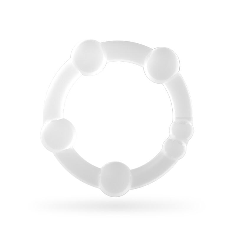 Набір ерекційних кілець Crushious Triple Bead прозорий, 3 шт - Зображення 3