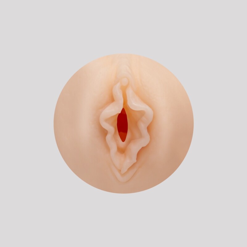Мастурбатор-яйце Crushious Ezy Egg the Skilled вагіна, бежевий, 8.7 х 5.6 см - Зображення 1