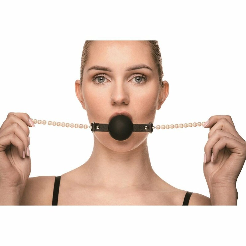 Кляп-кулька Guilty Pleasure Allure Majestic Pearl з перлами - Изображение 7