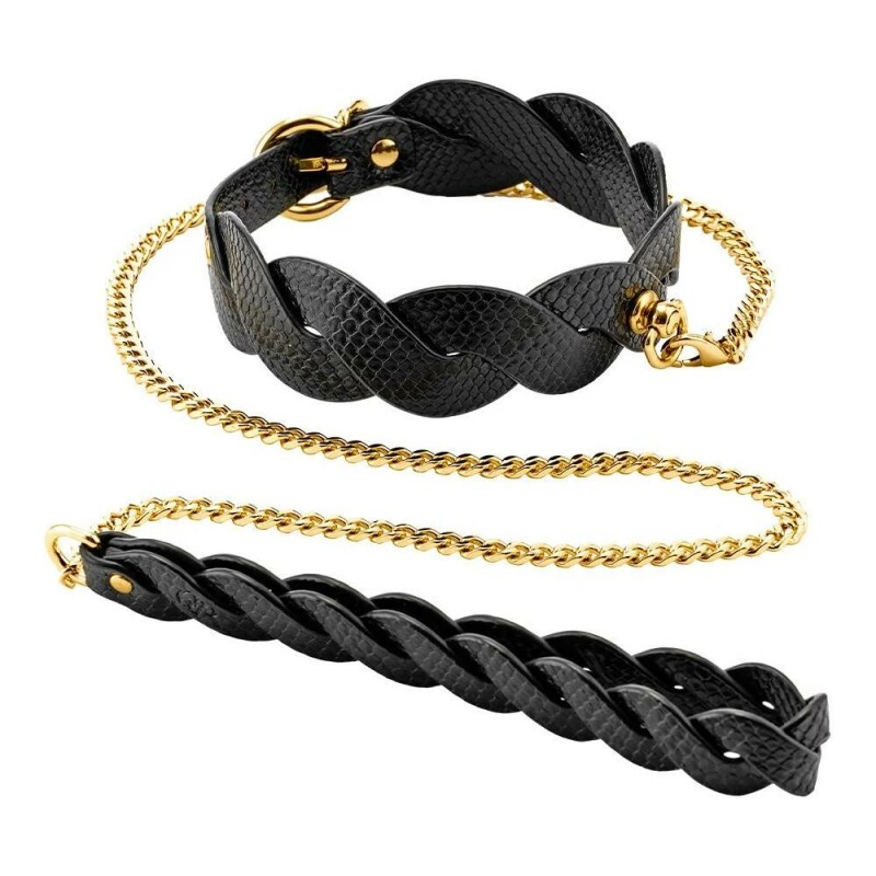 Набір для БДСМ Guilty Pleasure Braided Pleasure, чорний, 7 предметів - Зображення 8