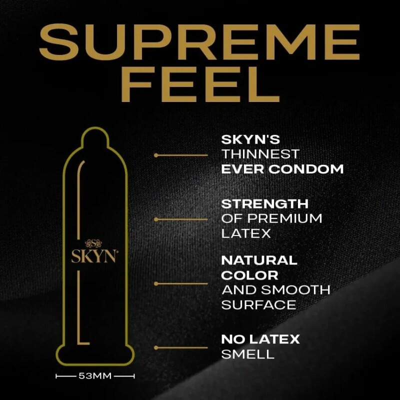 Презервативи безлатексні SKYN Supreme Feel, ультратонкі, 3 шт - Зображення 1