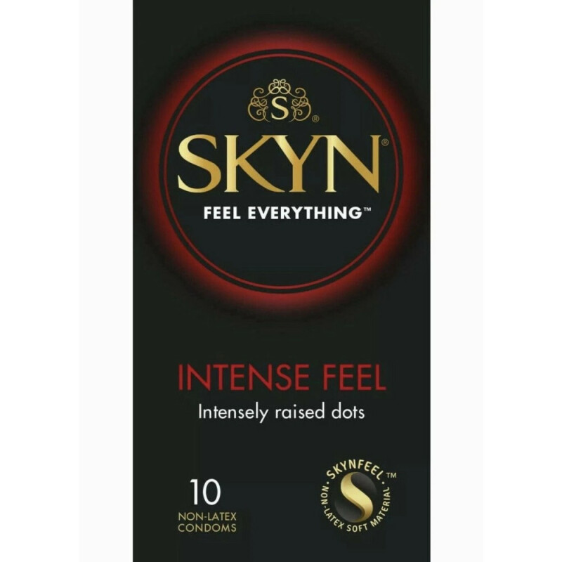 Презервативи безлатексні SKYN Intense Feel, з рельєфом, 10 шт - Зображення 1