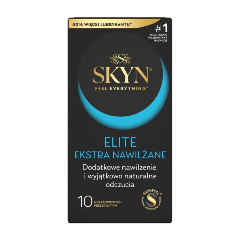 Презервативи безлатексні SKYN Elite Extra Lube, з додатковою змазкою, 10 шт - Зображення 2