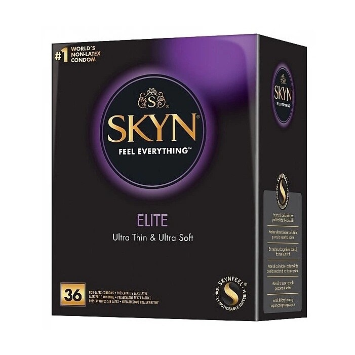 Презервативи безлатексні SKYN Elite ультратонкі, 36 шт
