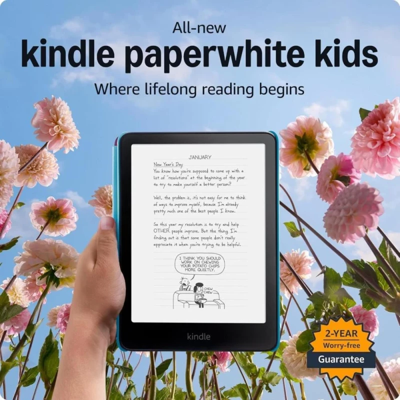Amazon Kindle Paperwhite Kids 12th Gen. 2024 16Gb Diary of a Wimpy Kid - Изображение 1