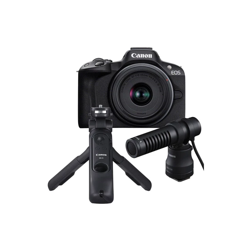 Canon EOS R50 + RF-S 18-45 IS STM Black Creator Kit (5811C036) (UA) - Зображення 1