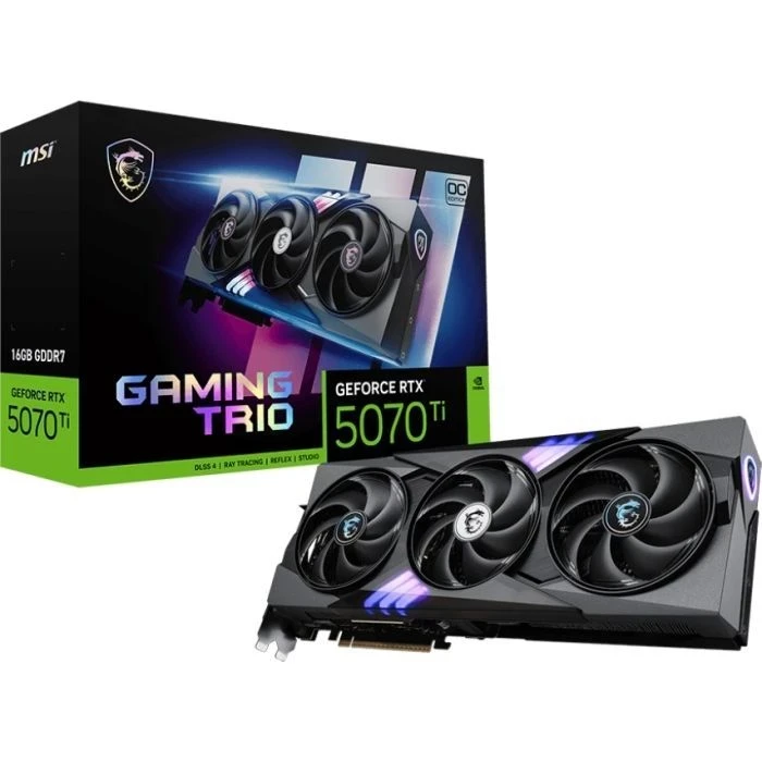 MSI GeForce RTX5070 Ti 16GB GAMING TRIO OC (RTX 5070 Ti 16G GAMING TRIO OC) (UA) - Изображение 6