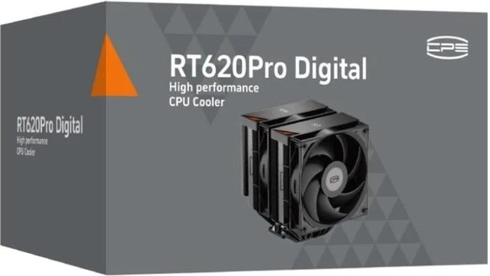 Воздушное охлаждение PCCooler RT620 Pro Digital Black (RT620PRO-BKNWYL-GL) (UA) - Зображення 6