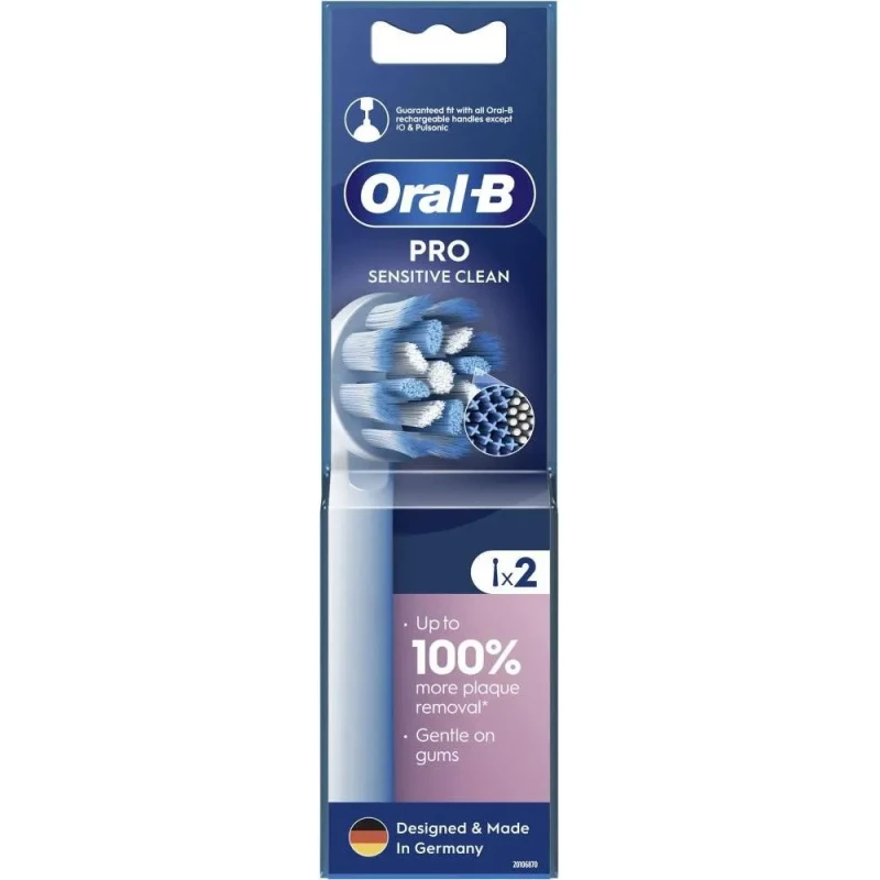Насадка для электрической зубной щетки Oral-B EB60X PRO Sensitive Clean 2 шт.