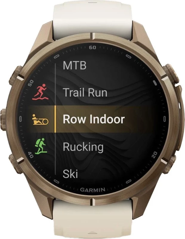 Смарт-часы Garmin Fenix 9 Pro inReach 43mm Autumn Gold Titanium with Cream/French Gray Silicone Band (010-04335-20/21) - Изображение 5