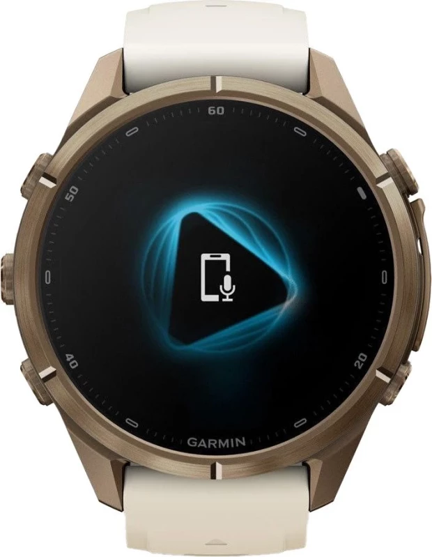 Смарт-часы Garmin Fenix 9 Pro inReach 43mm Autumn Gold Titanium with Cream/French Gray Silicone Band (010-04335-20/21) - Изображение 8