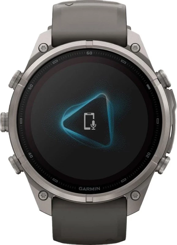 Смарт-часы Garmin Fenix 9 Pro inReach Solar 47mm Titanium with Pebble Gray/Silver Gray Silicone Band (010-04338-00/01) - Зображення 9