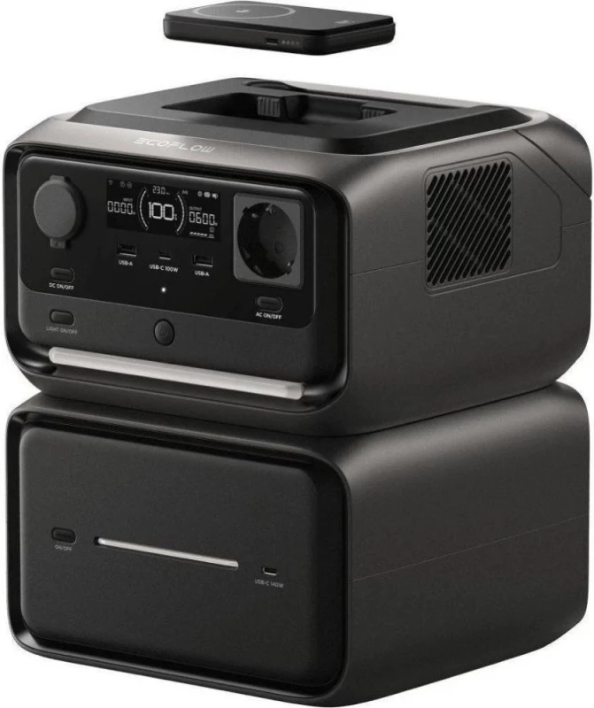 Зарядная станция EcoFlow RIVER 3 Max Plus Wireless (EFRIVER3MP-Wireless-EU-CBOX) - Зображення 1