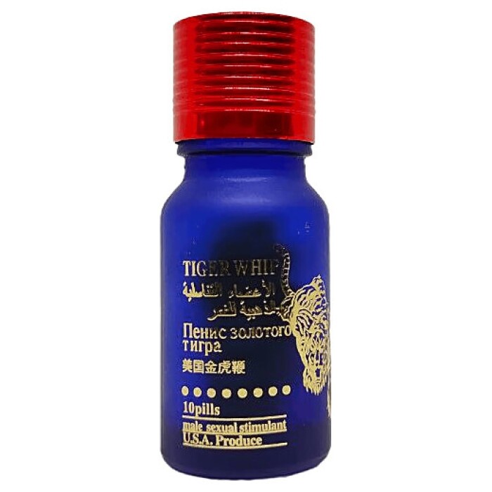 Пігулки для чоловіків USA TIGER WHIP для підвищення потенції, 10 шт - Зображення 1