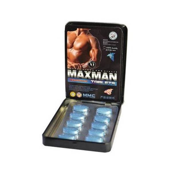 Пігулки для підвищення потенції MaxMan, 10 шт - Зображення 2
