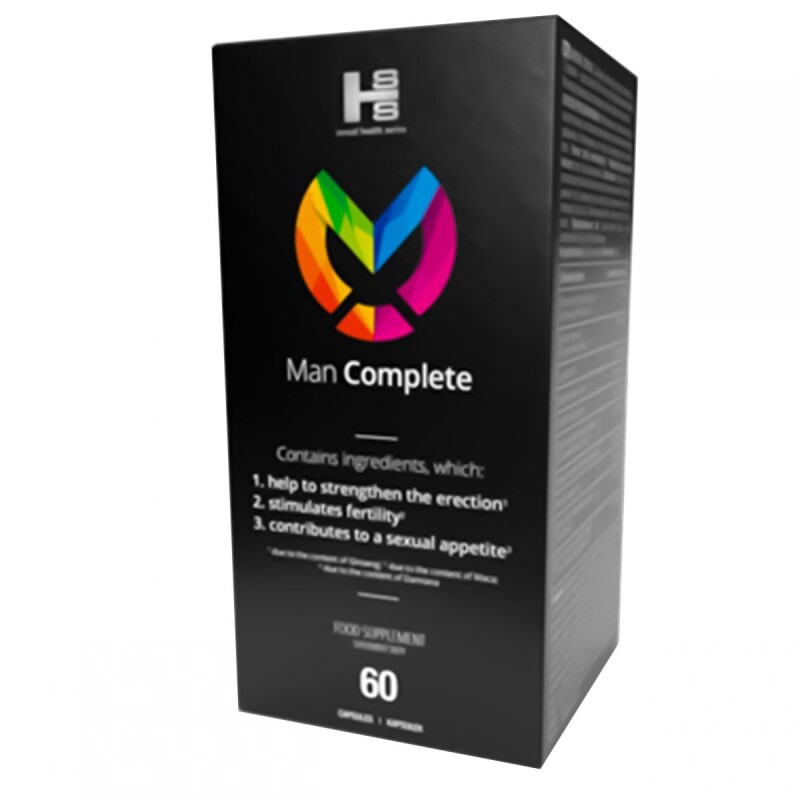 Біологічно активна добавка для збільшення пеніса, зміцнення ерекції та пролонгації Man Complete, 60 таблеток - Зображення 1