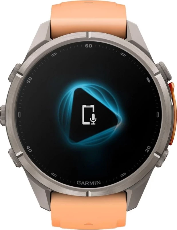 Смарт-часы Garmin Fenix 9 Pro inReach 43mm Titanium with Shell Pink/Autumn Orange Silicone Band (010-04335-00/01) - Изображение 8