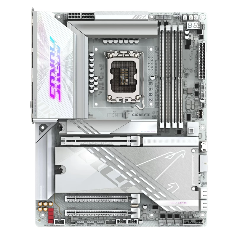 Gigabyte Z890 Aorus Pro Ice Socket 1851 - Изображение 1