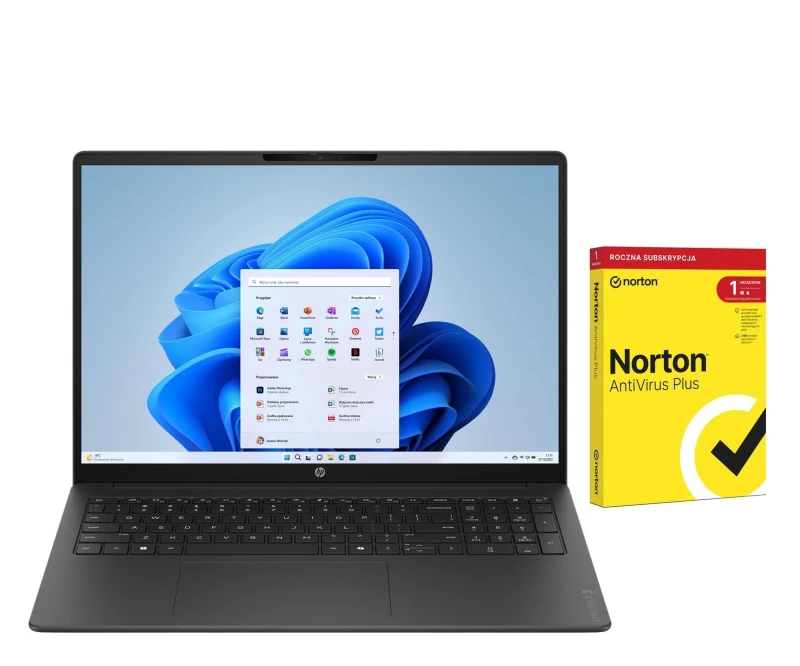 HP Omnibook 3 16 Ryzen 5-40/8GB/256/Win11 + Norton (16-by0021nwx (D8YZ7EA))