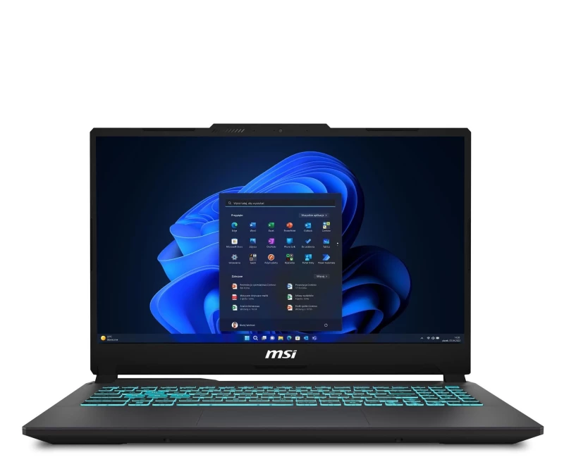 MSI Cyborg 15 Black Edition i5-13420H/16GB/512/Win11 RTX4050 (Cyborg 15 Black Edition A13VEO-2629PLY) No charging adapter