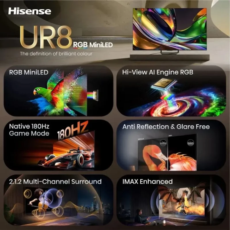 Hisense 55UR8S - Зображення 4