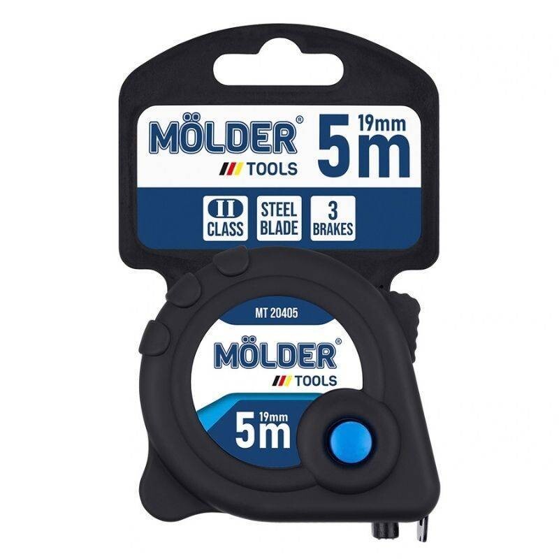 Рулетка Molder сталь, soft touch, 5м, 19мм (12/120) (MT20405) - Изображение 7