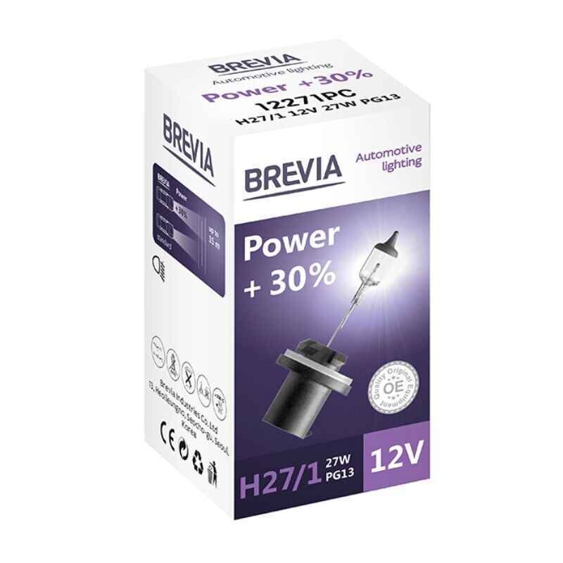 Галогеновая лампа Brevia Power H27 увеличенная яркость на 30 процентов 1 штука (12271PC) - Зображення 2