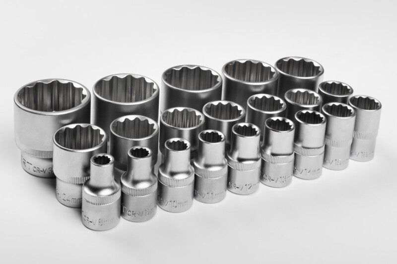 Набор головок 12-гранных Hoegert 1/2" 21 ед. (HT4R085) - Зображення 1