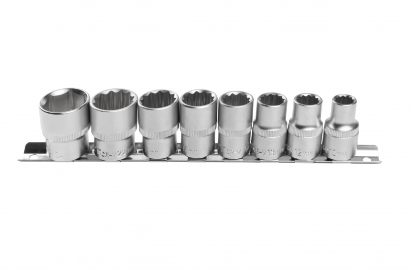 Набор головок 12-гранных 1/2" 8 ед. HOEGERT 1/2" (HT4R084)