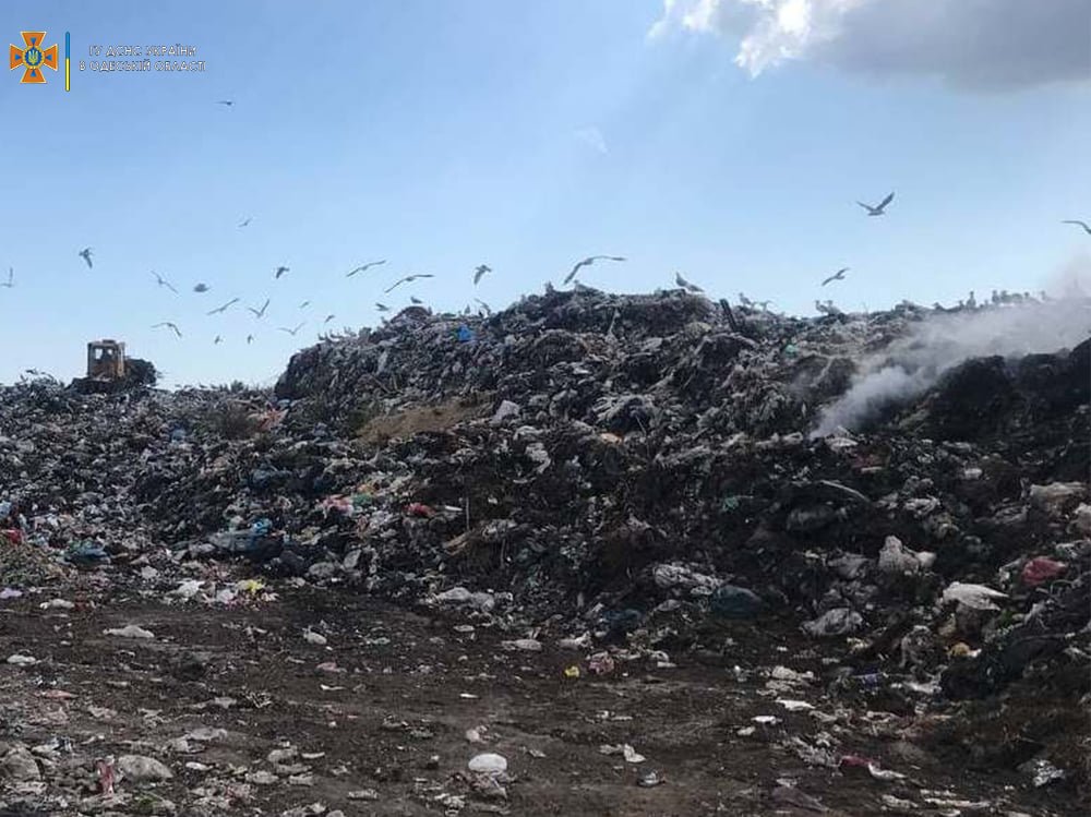 Вероятно, что поджог: в Одесской области горит свалка, - ФОТО , фото-2