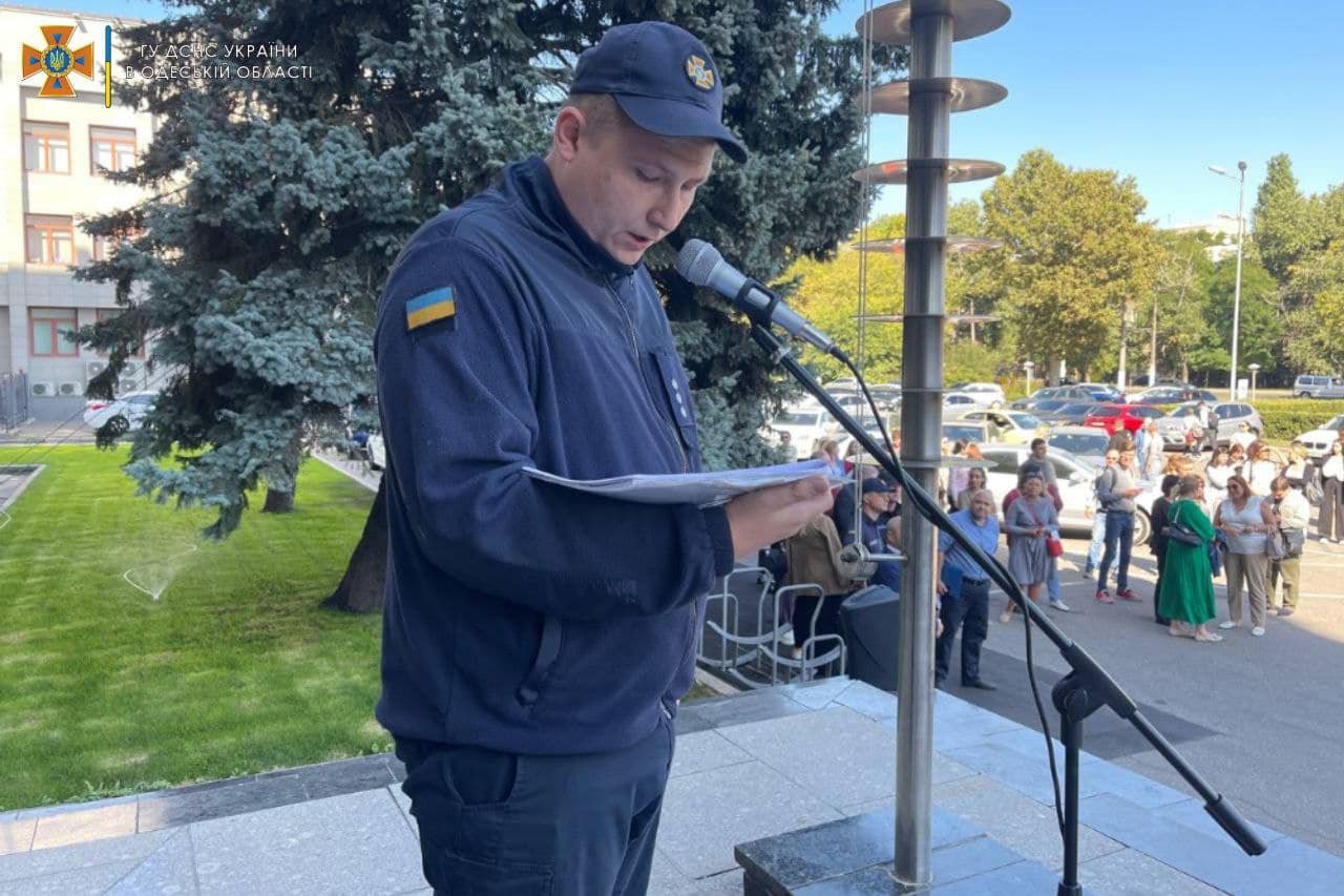 Пожар в Одесской обладминистрации: спасатели проводили учения, - ФОТО, фото-2