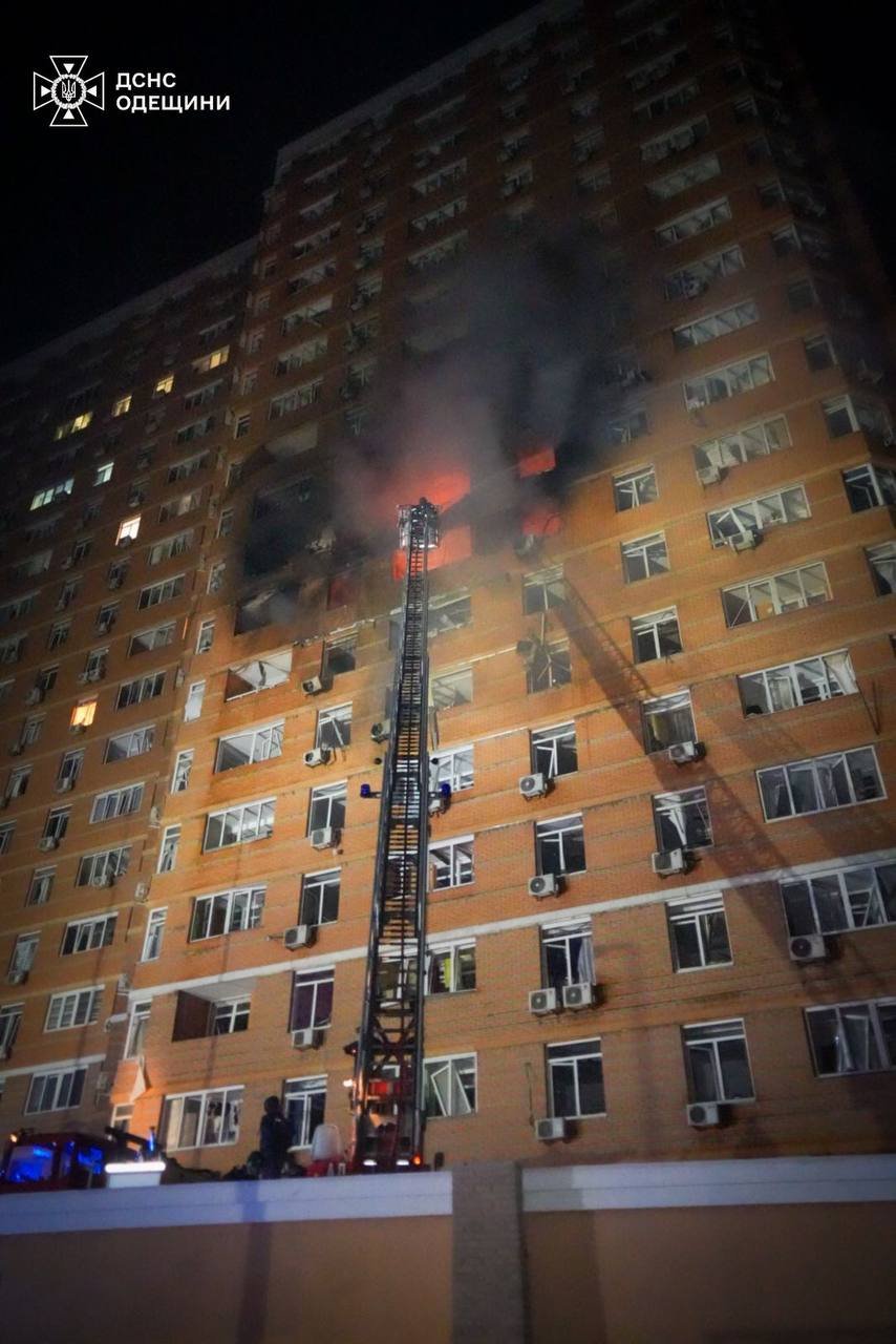 Наслідки обстрілу Одеси