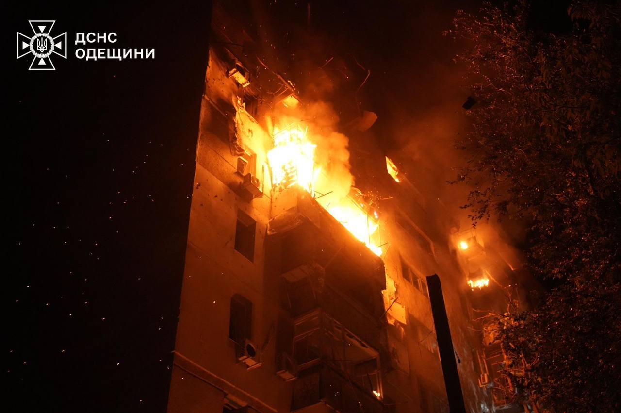 Наслідки обстрілу Одеси