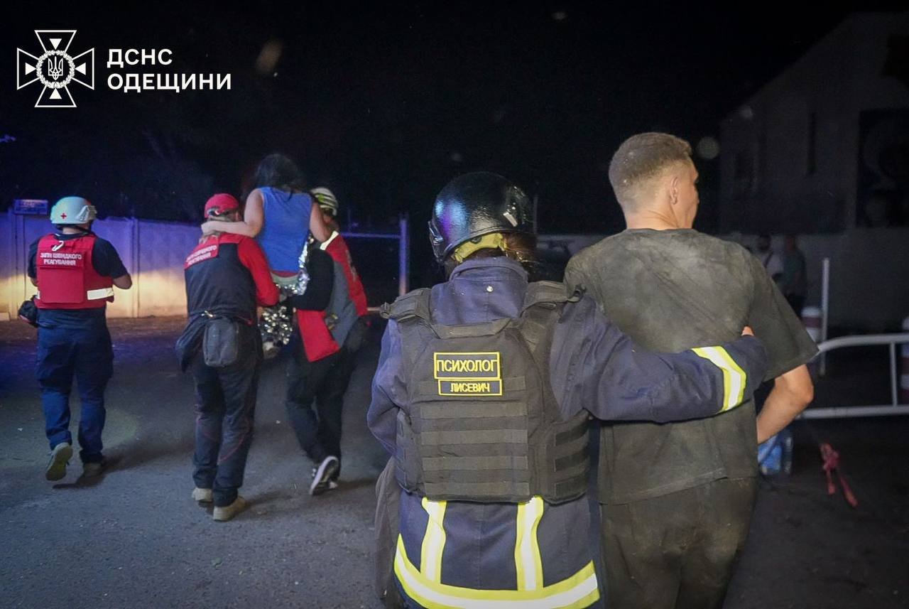Наслідки обстрілу Одеси